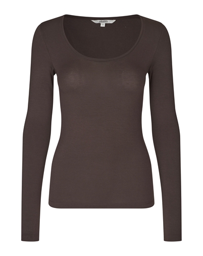 Mbym - Anna Basic Langærmet Trøje - Java 